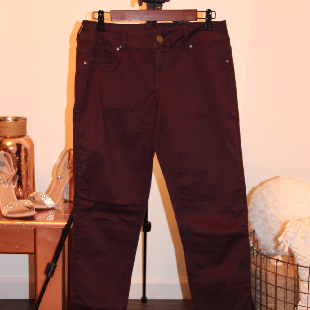 Dark Purple Skinny Jeans
